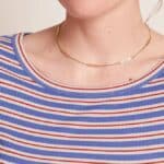 King Louie Lily Surf Stripe Baja Blue - La Vie en Rose Damesmode