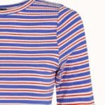 King Louie Lily Surf Stripe Baja Blue - La Vie en Rose Damesmode