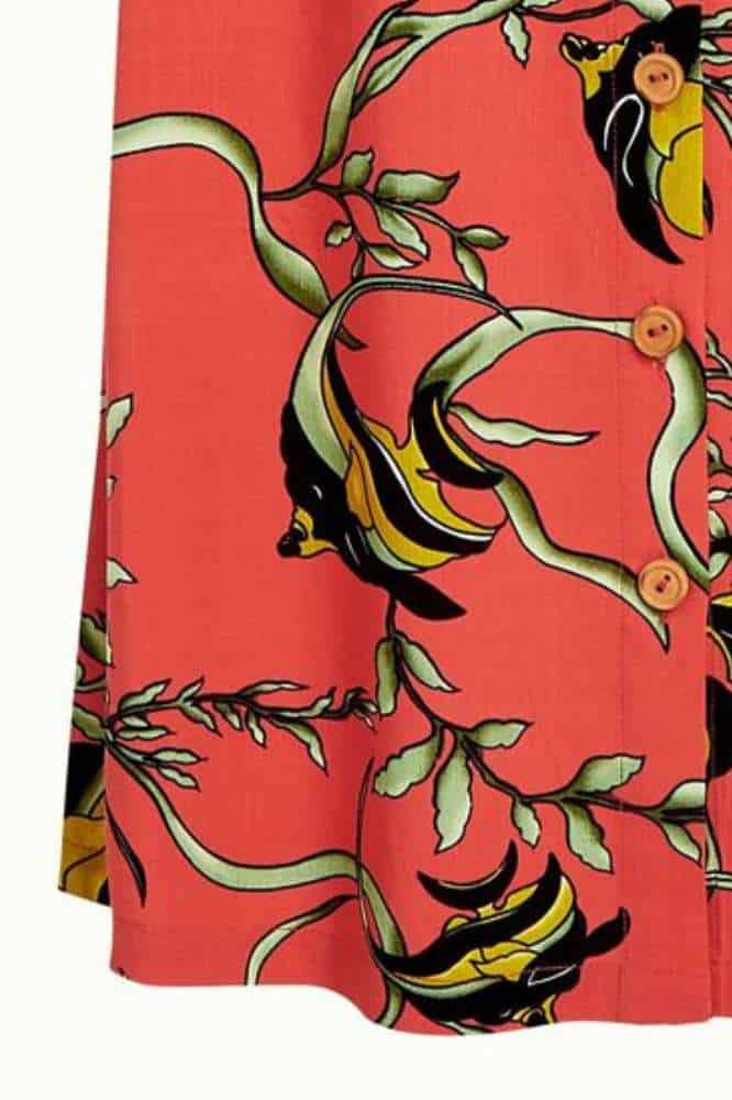 King Louie Lola Button Skirt Orne - La Vie en Rose Damesmode