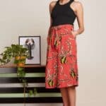 King Louie Lola Button Skirt Orne - La Vie en Rose Damesmode