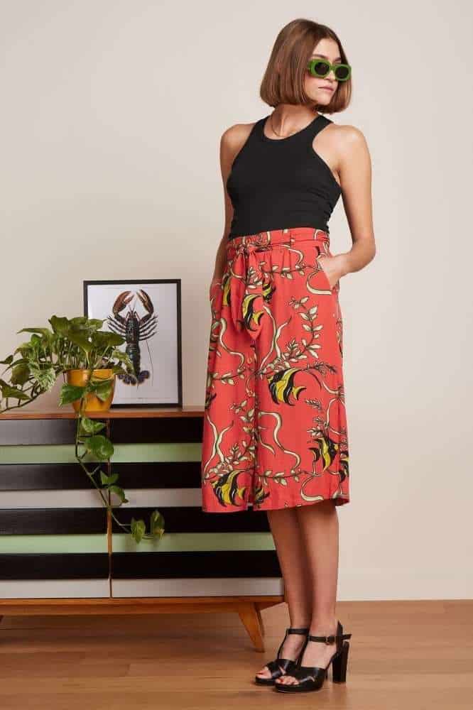 King Louie Lola Button Skirt Orne - La Vie en Rose Damesmode