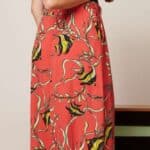 King Louie Lola Button Skirt Orne - La Vie en Rose Damesmode