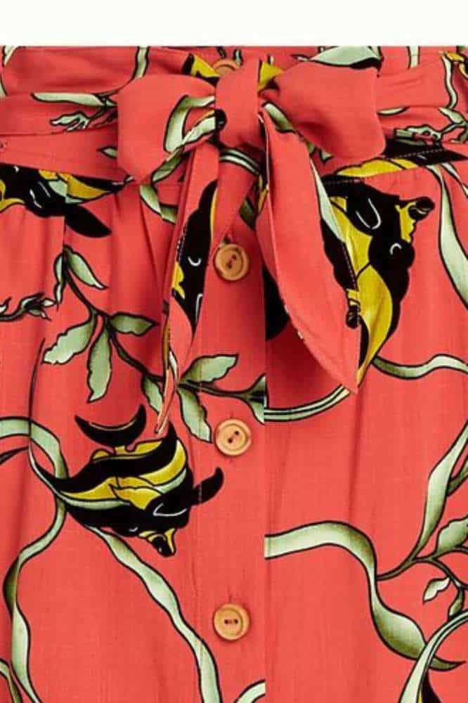 King Louie Lola Button Skirt Orne - La Vie en Rose Damesmode