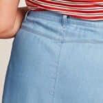 King Louie Marie Skirt Festa Light Denim Blue Tint - La Vie en Rose Damesmode