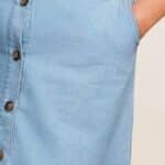 King Louie Marie Skirt Festa Light Denim Blue Tint - La Vie en Rose Damesmode