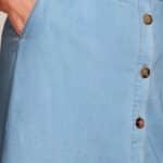 King Louie Marie Skirt Festa Light Denim Blue Tint - La Vie en Rose Damesmode