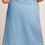 King Louie Marie Skirt Festa Light Denim Blue Tint - La Vie en Rose Damesmode