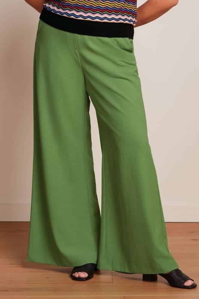 King Louie Peppa Pants Timba Jade Green - La Vie en Rose Damesmode