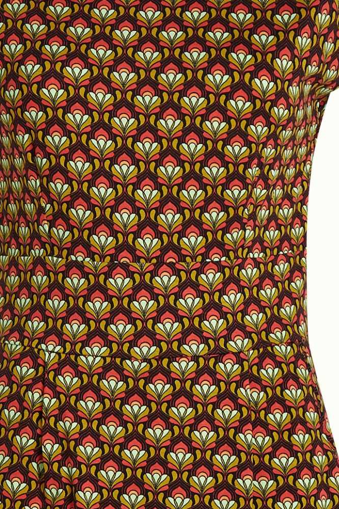 King Louie Rose Dress Toulouse Black - La Vie en Rose Damesmode