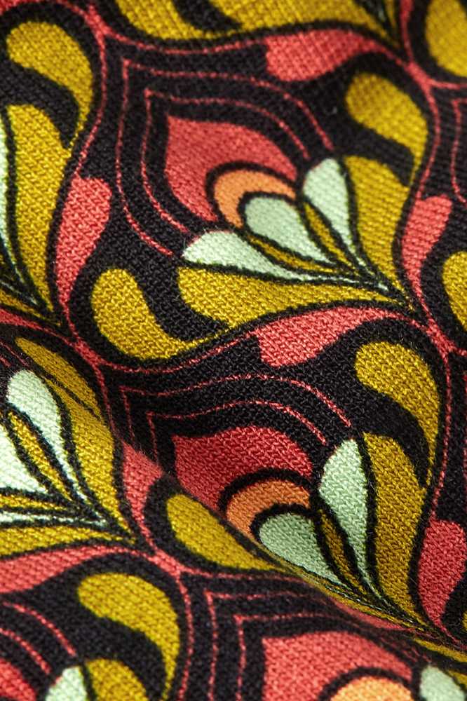 King Louie Rose Dress Toulouse Black - La Vie en Rose Damesmode