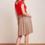 King Louie Serena Skirt Cocolupa Chino Cream - La Vie en Rose Damesmode