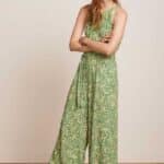 King Louie Virna Jumpsuit Paradis Jasmin Green - La Vie en Rose Damesmode