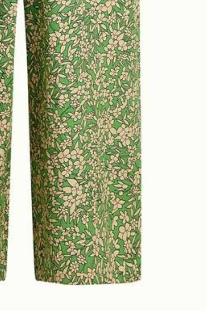 King Louie Virna Jumpsuit Paradis Jasmin Green - La Vie en Rose Damesmode