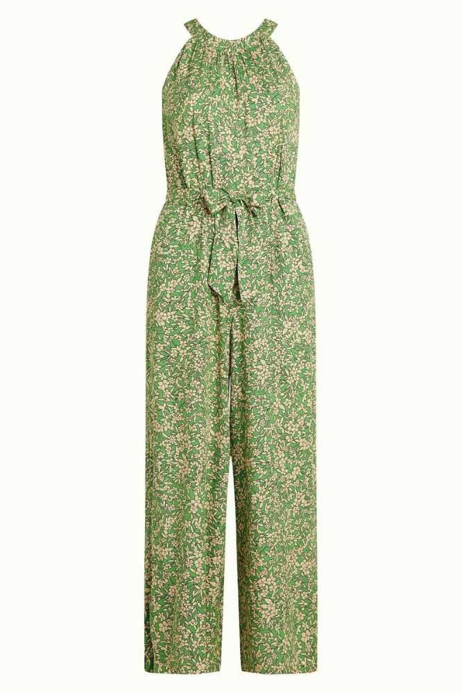 King Louie Virna Jumpsuit Paradis Jasmin Green - La Vie en Rose Damesmode