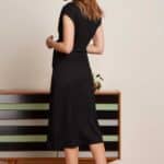 Lot Midi Dress Viscose Classic Black