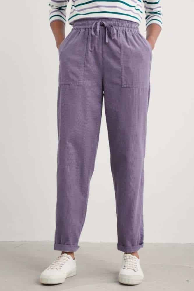 Seasalt Cornwall Dayby Trousers Echium - La Vie en Rose Damesmode