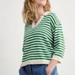 Seasalt Cornwall Gwynver Jumper Mini Cornish Island Ecru - La Vie en Rose Damesmode