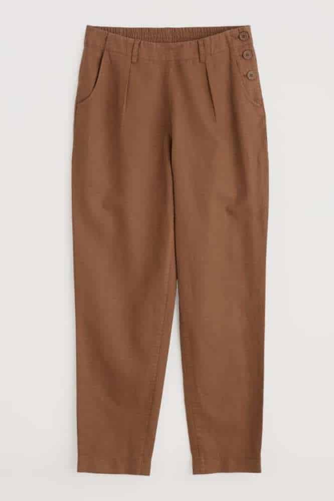 Seasalt Cornwall Nanterrow Trouser Toffee - La Vie en Rose Damesmode