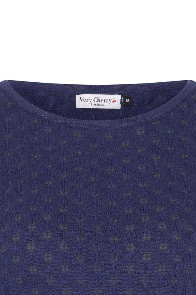 VEry Cherry Ella Top Marine - La Vie en Rose Damesmode