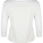 Very Cherry Boatneck Top Ecru Tricot Deluxe - La Vie en Rose Damesmode