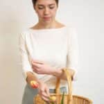 Very Cherry Boatneck Top Ecru Tricot Deluxe - La Vie en Rose Damesmode