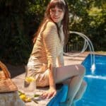 Very Cherry Boatneck Top French Stripes Honey Yellow La Vie en Rose Damesmode