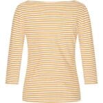 Very Cherry Boatneck Top French Stripes Honey Yellow - La Vie en Rose Damesmode