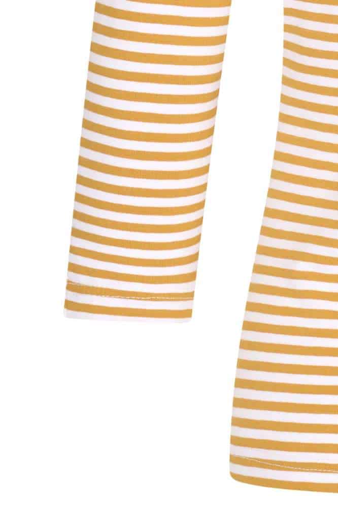 Very Cherry Boatneck Top French Stripes Honey Yellow - La Vie en Rose Damesmode