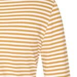 Very Cherry Boatneck Top French Stripes Honey Yellow - La Vie en Rose Damesmode
