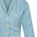 Very Cherry D'laine Dress Olette Ice Blue - La Vie en Rose Damesmode