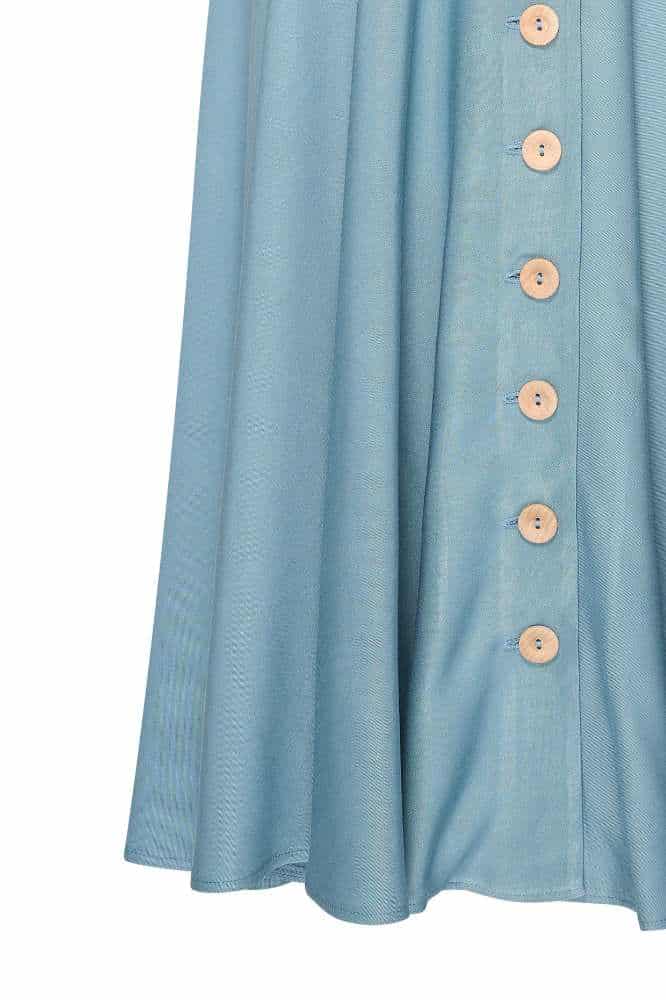Very Cherry D'laine Dress Olette Ice Blue - La Vie en Rose Damesmode