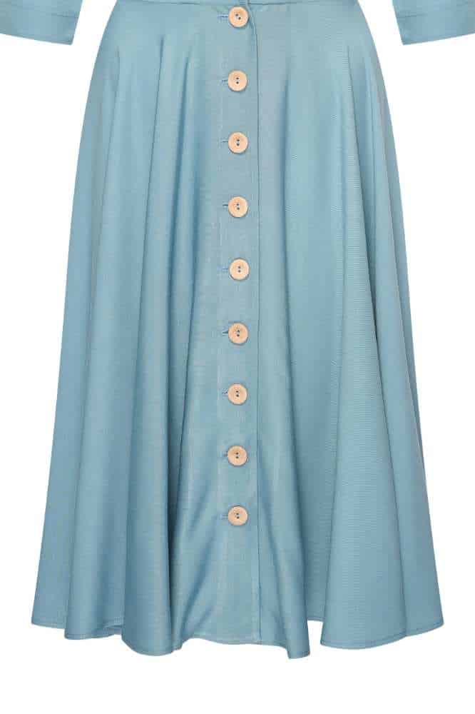 Very Cherry D'laine Dress Olette Ice Blue - La Vie en Rose Damesmode