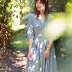 Very Cherry D'laine Dress Olette Ice Blue - La Vie en Rose Damesmode