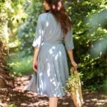 Very Cherry D'laine Dress Olette Ice Blue - La Vie en Rose Damesmode