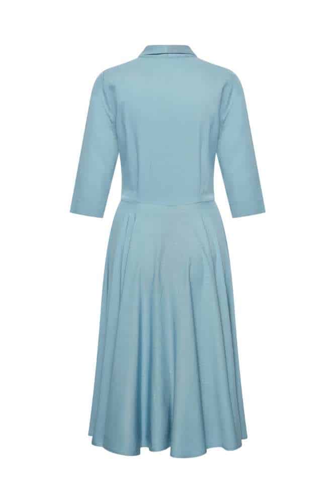 Very Cherry D'laine Dress Olette Ice Blue - La Vie en Rose Damesmode