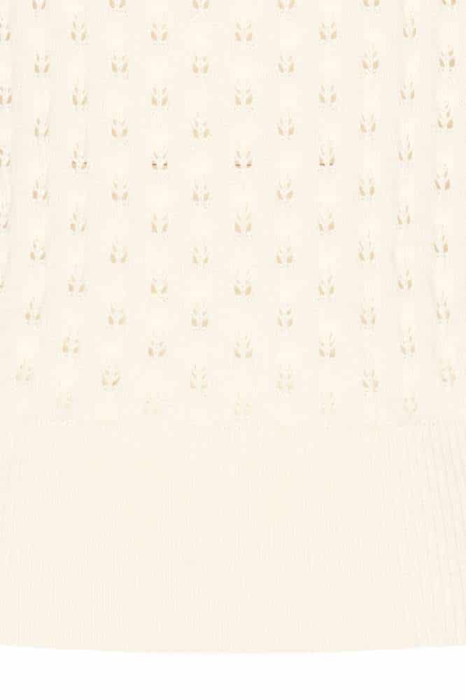 Very Cherry Ella Top Ecru - La Vie en Rose Damesmode