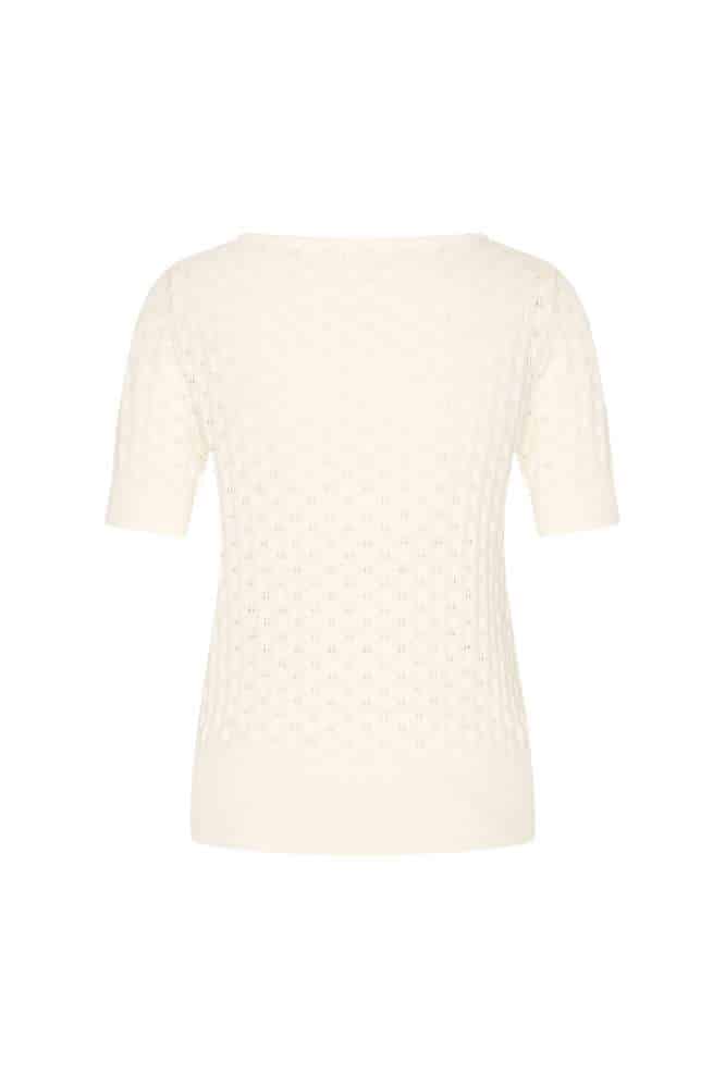 Very Cherry Ella Top Ecru - La Vie en Rose Damesmode