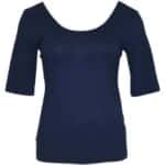 Very Cherry Lucia Natalya Top Navy Tricot Deluxe - La Vie en Rose Damesmode