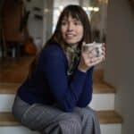 Very Cherry Lucia V-Neck Cardigan Marine - La Vie en Rose Damesmode