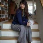 Very Cherry Lucia V-Neck Cardigan Marine - La Vie en Rose Damesmode