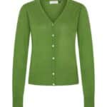 Very Cherry Lucia V Neck Cardigan Olive Green - La Vie en Rose Damesmode (1)