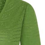 Very Cherry Lucia V Neck Cardigan Olive Green - La Vie en Rose Damesmode (1)
