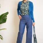 Very Cherry Marlene Pants Lights Denim Indigo - La Vie en Rose Damesmode