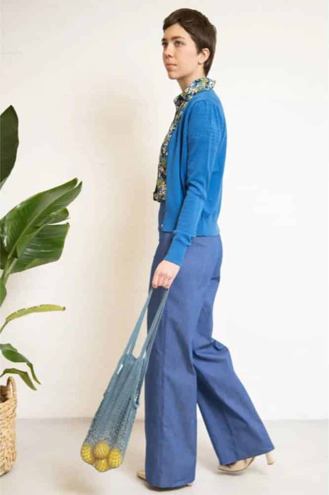 Very Cherry Marlene Pants Lights Denim Indigo - La Vie en Rose Damesmode