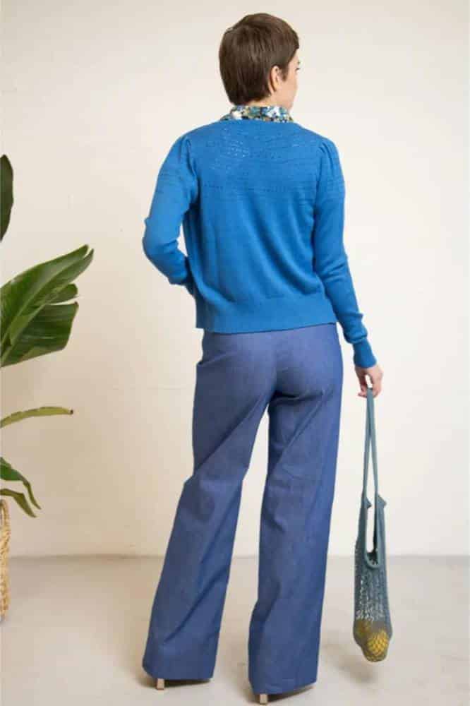 Very Cherry Marlene Pants Lights Denim Indigo - La Vie en Rose Damesmode