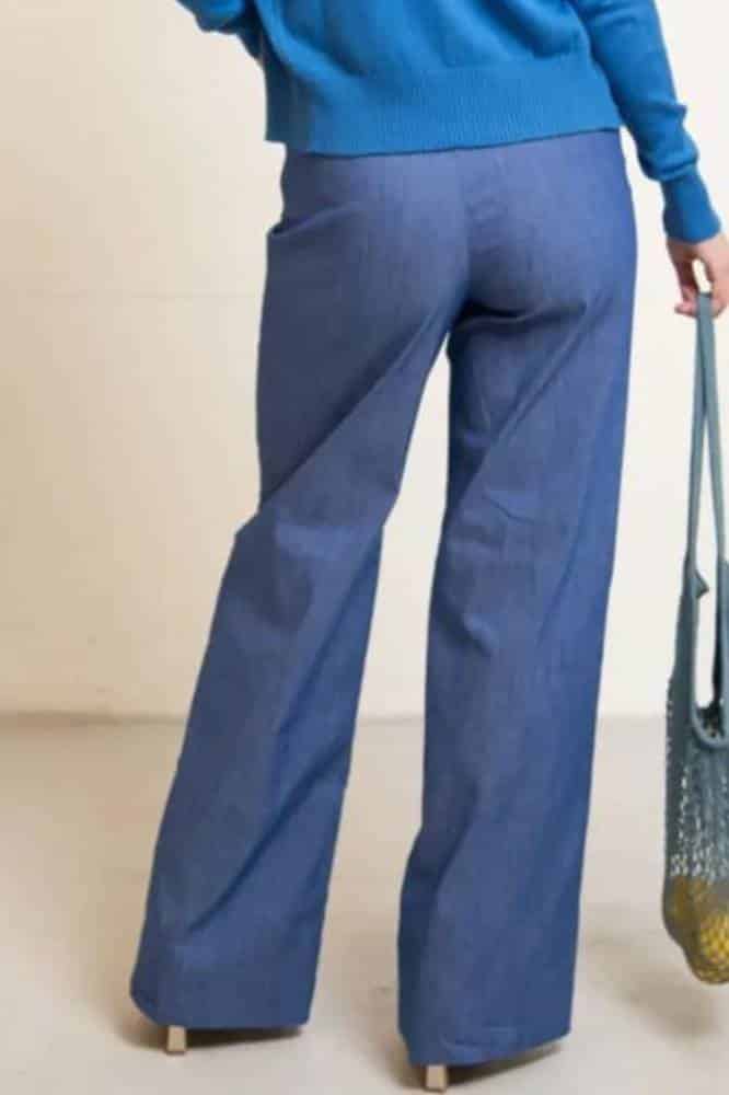Very Cherry Marlene Pants Lights Denim Indigo - La Vie en Rose Damesmode