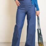 Very Cherry Marlene Pants Lights Denim Indigo - La Vie en Rose Damesmode
