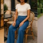 Very Cherry Marlene Pants Lights Denim Indigo - La Vie en Rose Damesmode