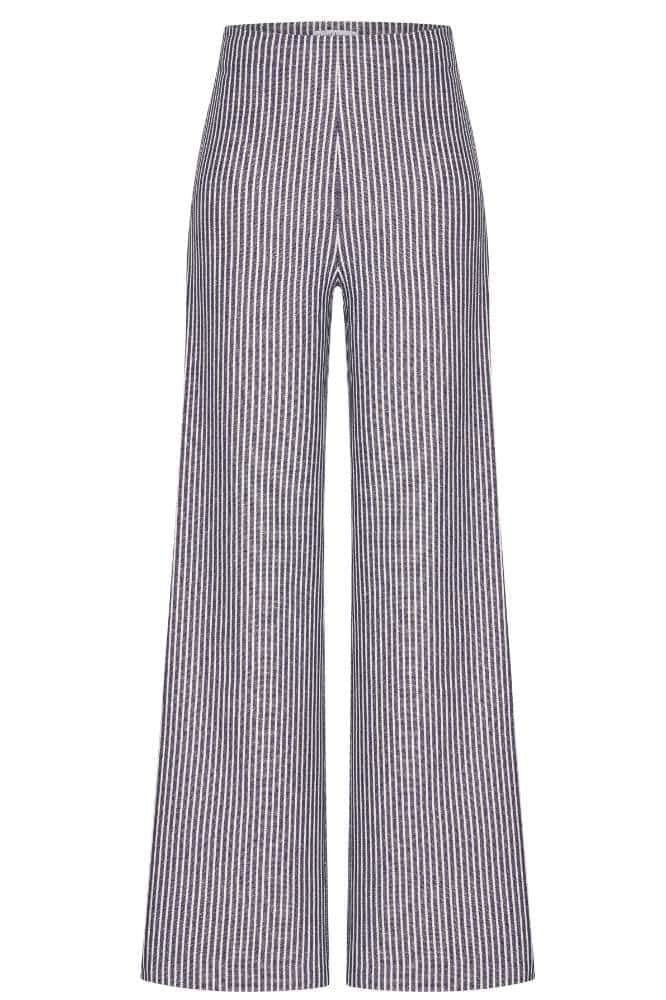Very Cherry Marlene Pants Apron Stripe Breton Marino - La Vie en Rose Damesmode (1)