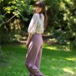 Very Cherry Marlene Pants Lila Gabardine - La Vie en Rose Damesmode